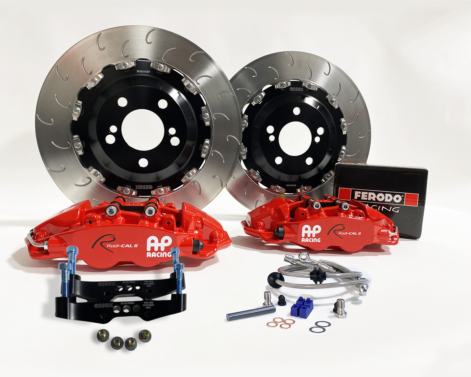 Brembo RACE Big Brake System, (F) 4-Piston Cast 2-Piece Calipers
